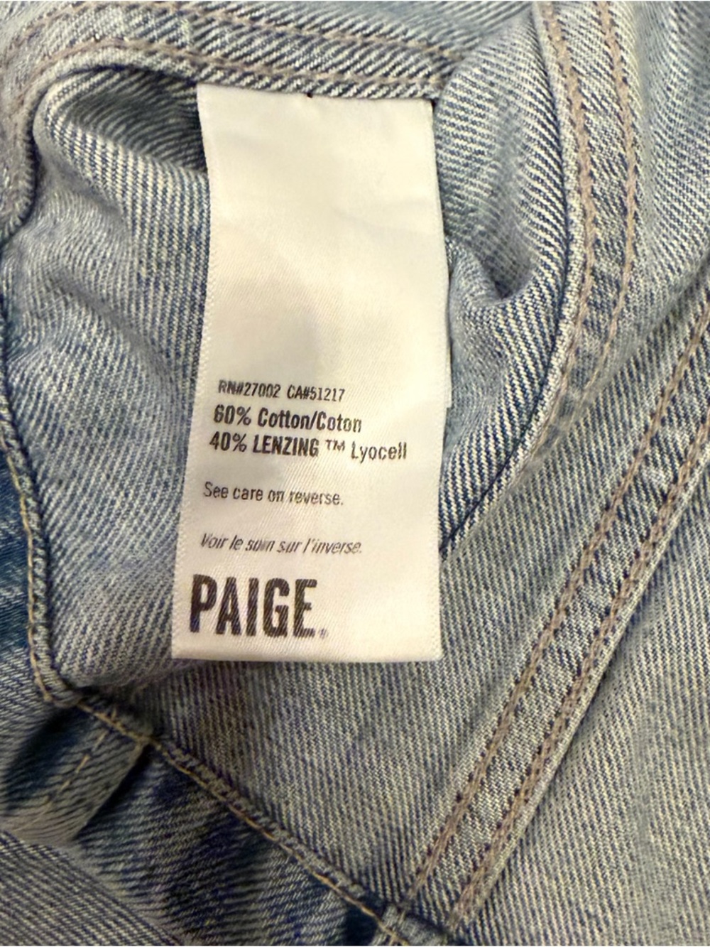 Paige Dean Denim Jacket - NWT - Picture 11 of 13